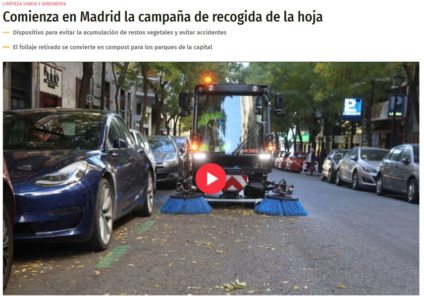 Beitrag Telemadrid (Quelle: Foto: AYUNTAMIENTO DE MADRID; Video: Telemadrid)