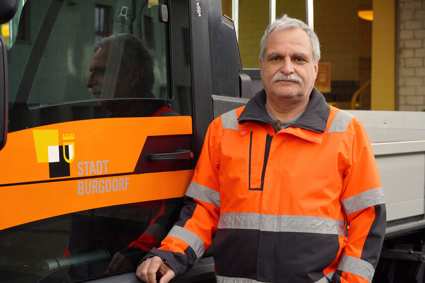 Georg Brechbühl, head of the road maintenance depot
