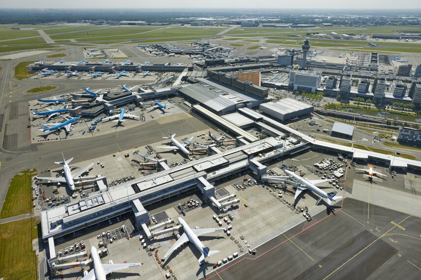 L'aéroport d'Amsterdam Schiphol est l'un des plus grands aéroports d'Europe en termes de volume de passagers (Photo: Amsterdam Airport Schiphol