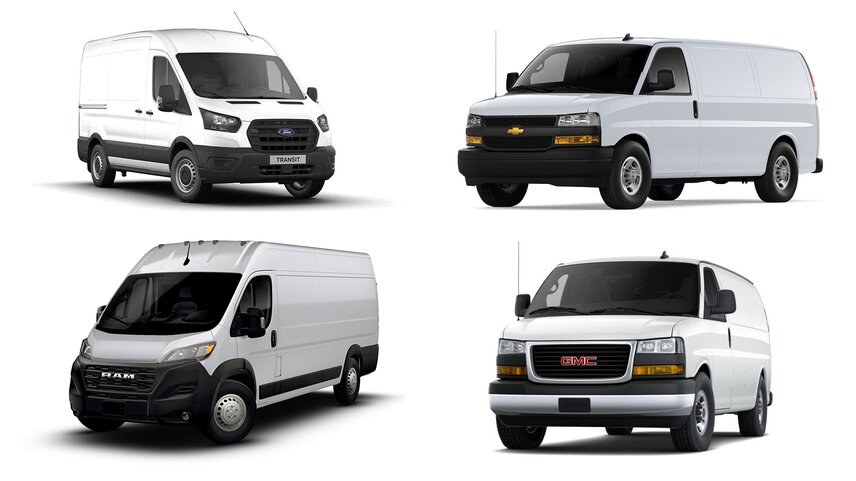 Sea cual sea el trabajo que se necesite, Utilimaster equipa furgonetas Transit, Express, ProMaster o Savana en Kansas City.