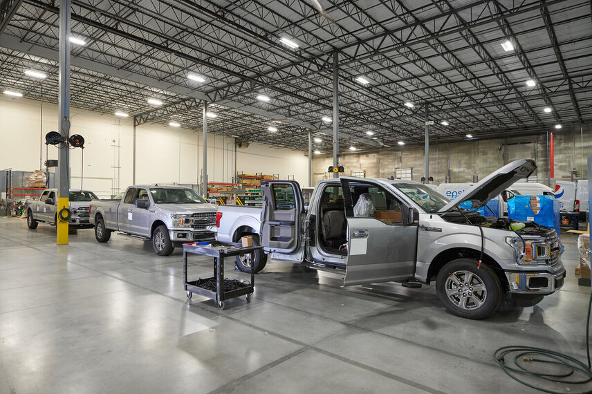 The KC production facility offers 36 pickup upfit packages to improve organization, safety, and productivity, with custom options so your vehicle can get the job done on day one.
